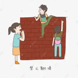手绘插画公益表情包禁止翻墙免抠元素下载素材图片免费下载高清psd千库网图片编号11083989