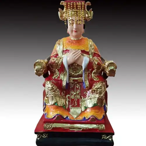 西天圣母娘娘佛像图片西天老母神像价格河南佛像雕塑