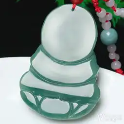 正品天然缅甸a货翡翠观音翡翠吊坠油青种满绿玉观音吊坠