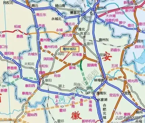 安徽皖北地区城际铁路网和淮海经济区铁路布局构想