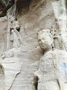 川安岳千佛寨石窟嘴巴嘟嘟