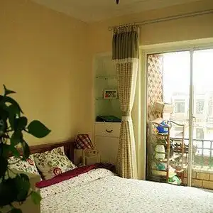 日式简洁卧室局部效果图