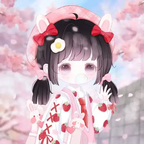 可爱仙气动漫闺蜜头像曲奇和你都是我私藏的小星球