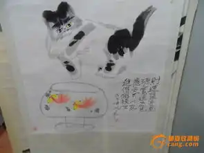 发财猫画