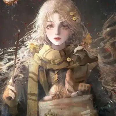 哈利波特头像动漫女生,高清好看的头像哈利波特女生漫画图片