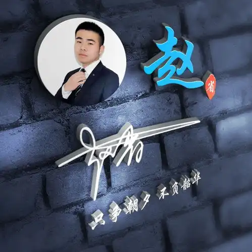 你的头像多久没换了新款烫金3d特效高端商务签名头像,请查收