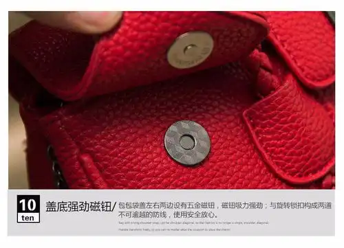 小童马真皮女包荔枝纹手提包单肩斜跨女士包包欧美风范铂金手腕牛皮女包