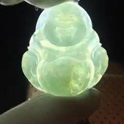 翡翠佛公玉佛翡翠挂件花件佛公吊坠