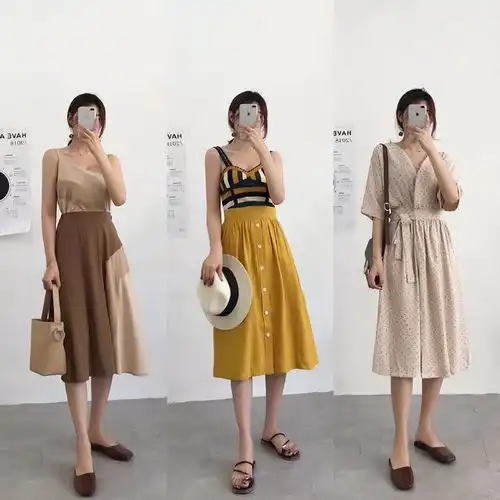 27套夏日chic风简约穿搭,温婉显气质,很适合三四十岁的女人