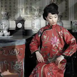 历史的车轮乔家大院的女人