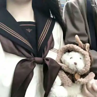 四组学生制服的部位情头头像