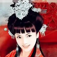喜庆美女卡通头像微信头像图片大全