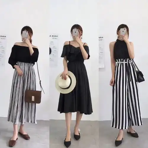 27套夏日chic风简约穿搭,温婉显气质,很适合三四十岁的女人