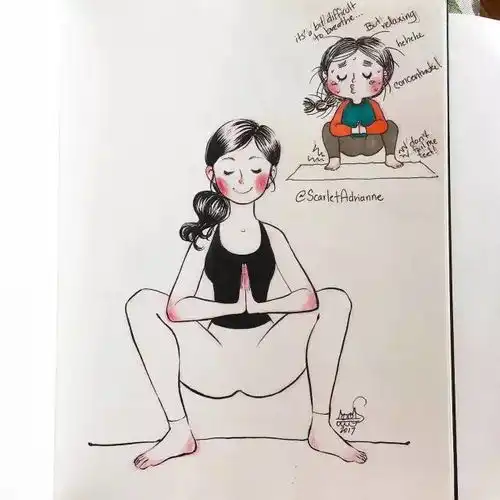 你想象中你做瑜伽的样子vs现实中的样子扎心了