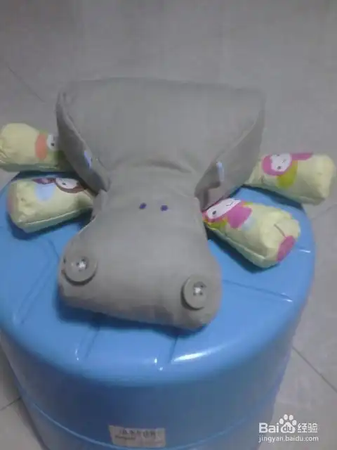 手工布艺呆萌河马玩偶diy