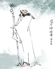 名家写意达摩神悟图国画装饰画psd分层图图片设计素材高清psd模板下载28.77mb水墨画大全