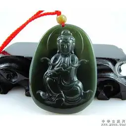 天然和田玉青玉观音吊坠精雕普度众生观音玉器挂件