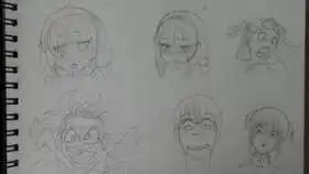 用画世界的动画功能练习面部表情