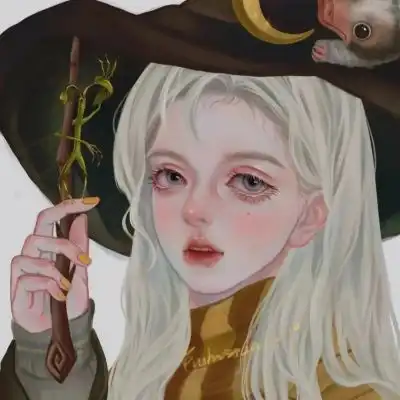 哈利波特头像动漫女生,高清好看的头像哈利波特女生漫画图片