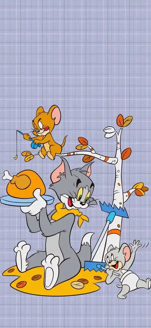 优阿壁纸经典动画猫和老鼠壁纸,一对欢喜冤家