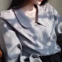 可谓造型百变的妹子头像,白色衣服纯洁少女