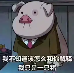 这个图片上的猪是什么上面的