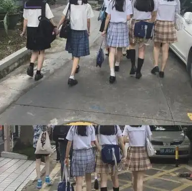 为啥穿jk制服的女生,膝盖上都是红的,事后一口咬定自己弄的