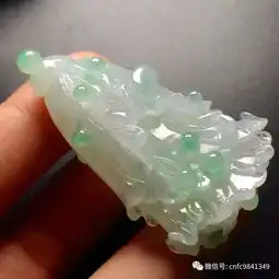 翡翠鉴赏丨冰糯种翠绿观音挂坠9800元