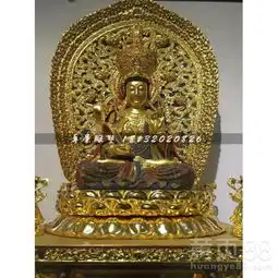 拿如意的观音铜雕寺庙坐式佛像雕塑-黄页88网