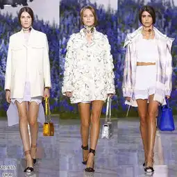 巴黎时装周dior2016春夏大秀景色甜美