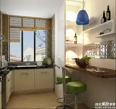 厨房简约设计小清新最爱,让做饭也变成装饰设计
