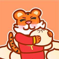虎小奥的日常表情包现已上线