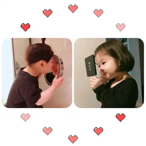 情头小孩子的情侣头像已经送达,注意查收