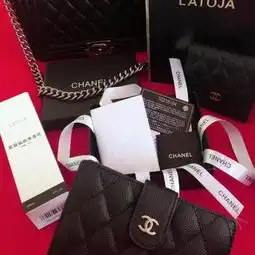 香奈儿chanel荔枝纹牛皮钱包