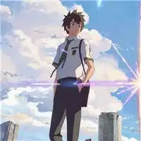 卡通90后对象头像一男一女