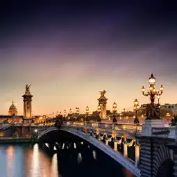 拱桥和欧式建筑夜景图片高清图片免费下载jpg格式1000像素编号26084973千图网