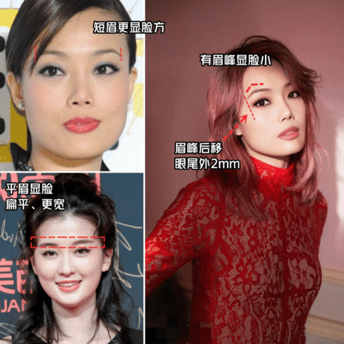 眉毛对颜值有多重要看了景甜赵丽颖之前的眉毛,这反差太大