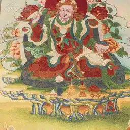 佛像观音装饰画玄关客厅壁画画丝织织锦