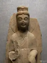 精美佛像带包浆树根绣