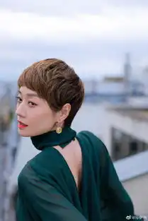 马伊琍阳台欣赏巴黎风景穿露背衬衣尽显女人味