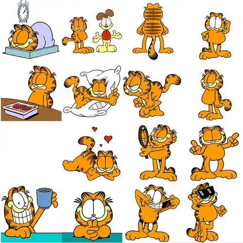 微信加菲猫连接服务器失败,加菲猫微信表情包