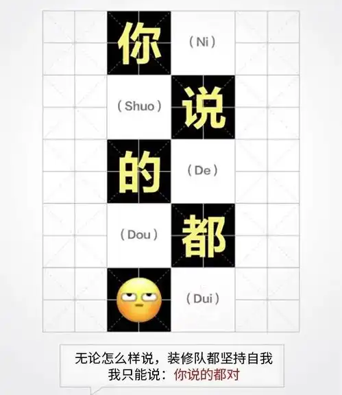 装修人微信表情包,简直太懂业主的心了