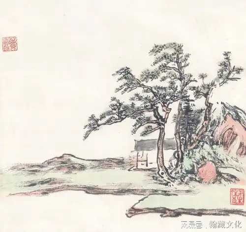 黄宾虹山水册墨色线条中的山水变迁