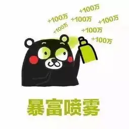 日常迷信好运喷雾表情包