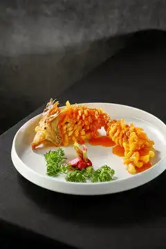 芒果沙拉虾球,中国菜系,食品餐饮,摄影素材,汇图网