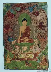西藏唐卡佛像唐卡藏传佛教用品镀金唐卡画佛像菩萨