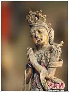 含笑露齿俩酒窝云冈石窟有尊超萌菩萨像