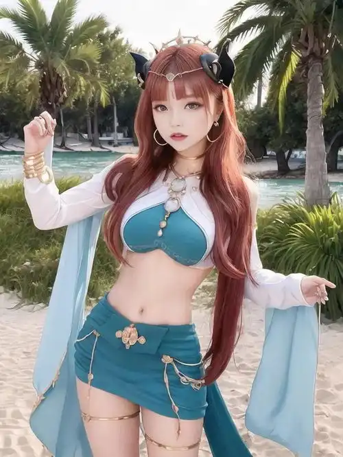 高级禁欲系美女图片ai美女图片美女壁纸赛博coser壁纸