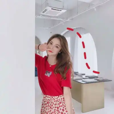 红色系女生头像可爱清新很酷女生头像图片