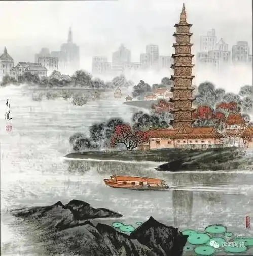 当代新派山水画的代表刘玉璞